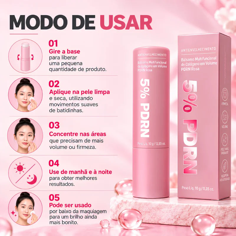 Bálsamo Facial PDRN com Colágeno – Rejuvenescedor e Antirrugas