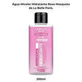 Água Micelar Hidratante Rosa Mosqueta da La Belle Paris.