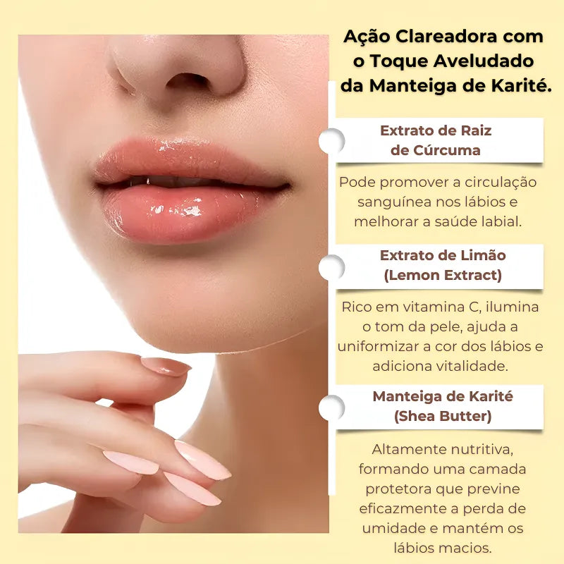Balm Labial Clareador Hidratante