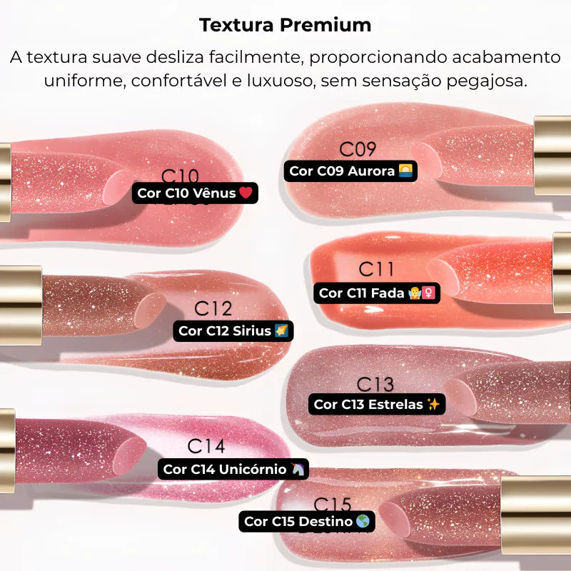 Batom Glow Asiático – Edição Luxo 2026