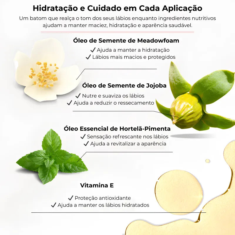 Batom Glow Asiático – Edição Luxo 2026