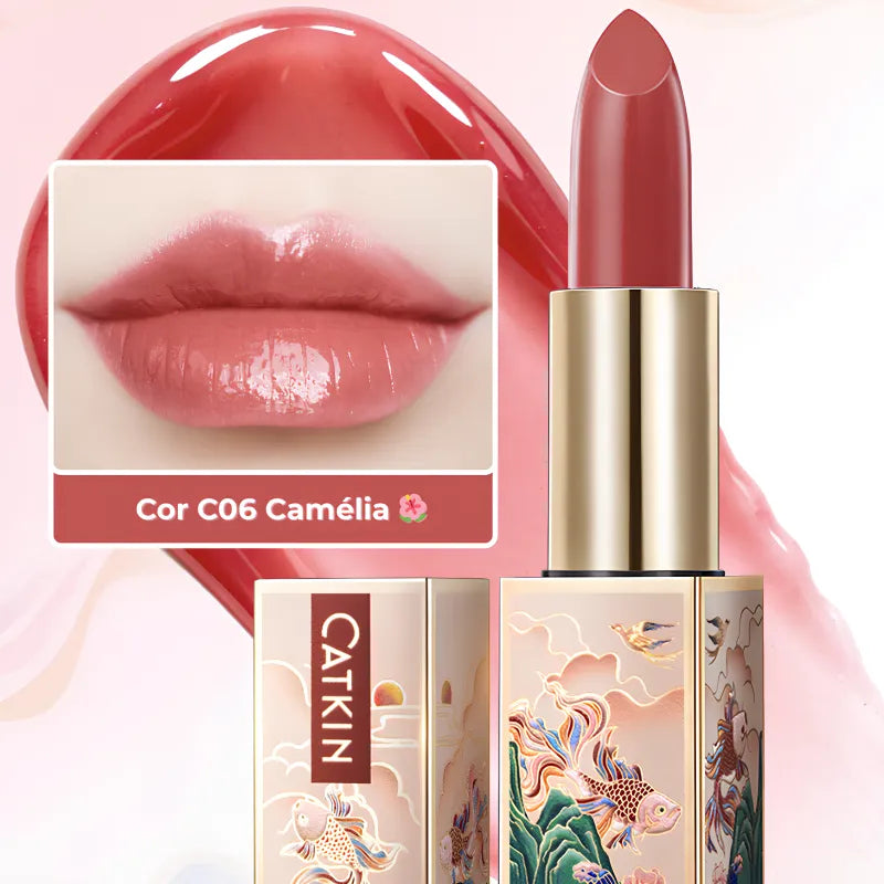 Batom Glow Asiático – Edição Luxo 2026