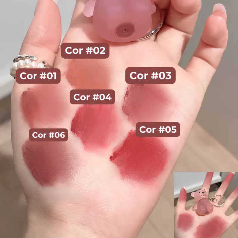 Batom Matte Ursinho Coreano