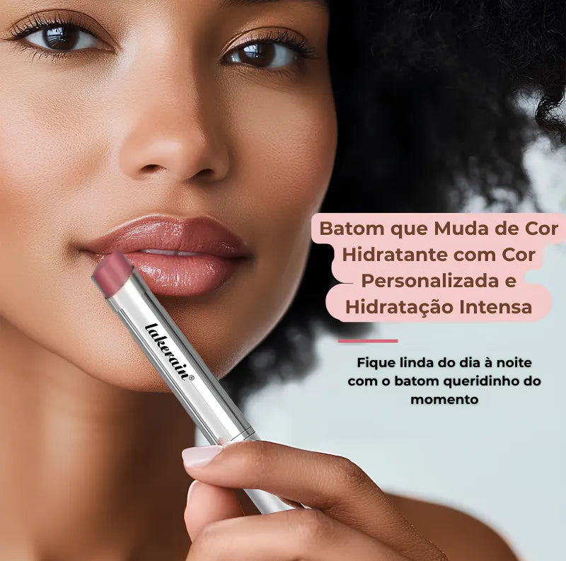 Batom que Muda de Cor - Hidratante com Efeito Glow Natural