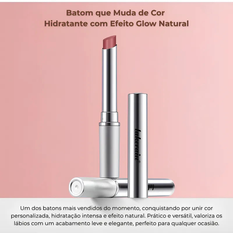 Batom que Muda de Cor - Hidratante com Efeito Glow Natural