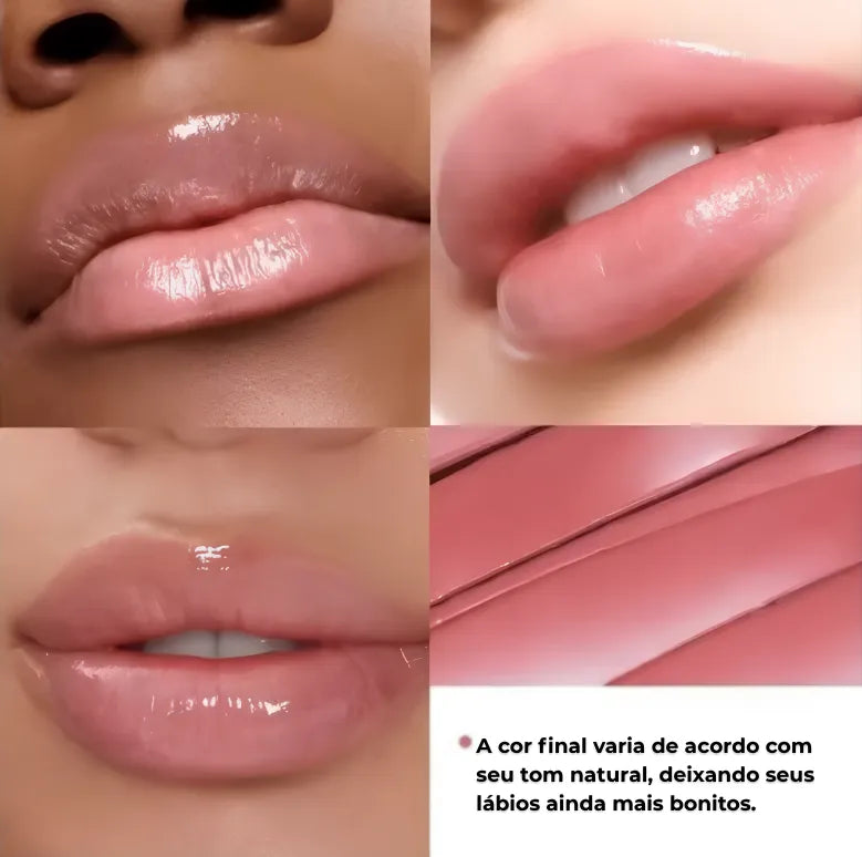 Batom que Muda de Cor - Hidratante com Efeito Glow Natural