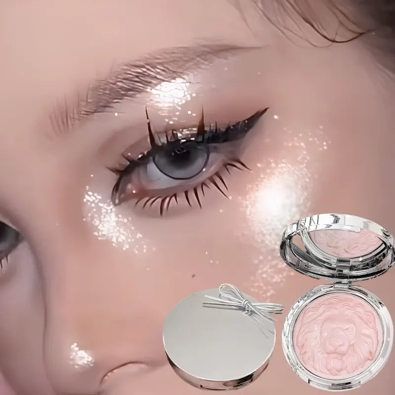 Blush Iluminador Asiático Leão Glow Luxo 3D