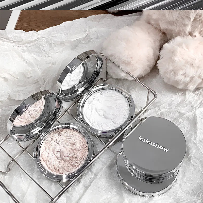 Blush Iluminador Asiático Leão Glow Luxo 3D