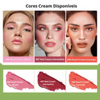 Blush Stick Cremoso e Glow – Iluminado ou Natural à Prova d’Água