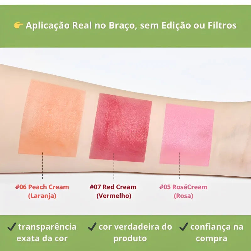 Blush Stick Cremoso e Glow – Iluminado ou Natural à Prova d’Água