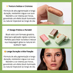Blush Stick Cremoso e Glow – Iluminado ou Natural à Prova d’Água