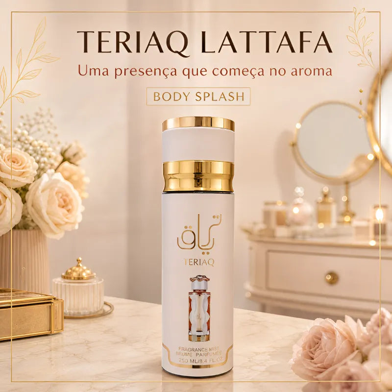 Perfume Árabe - Body Splash Teriaq Lattafa Fragrance Mist