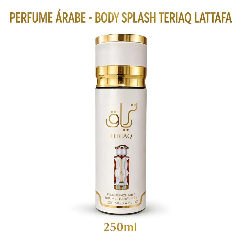 Perfume Árabe - Body Splash Teriaq Lattafa Fragrance Mist