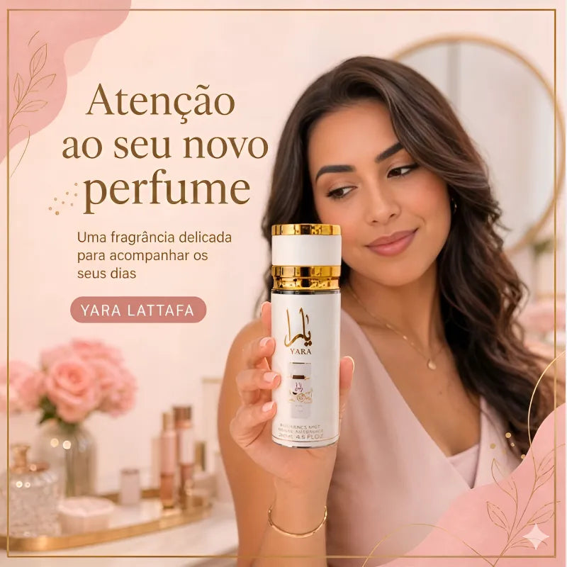 Perfume Árabe - Body Splash Yara Lattafa Fragrance Mist