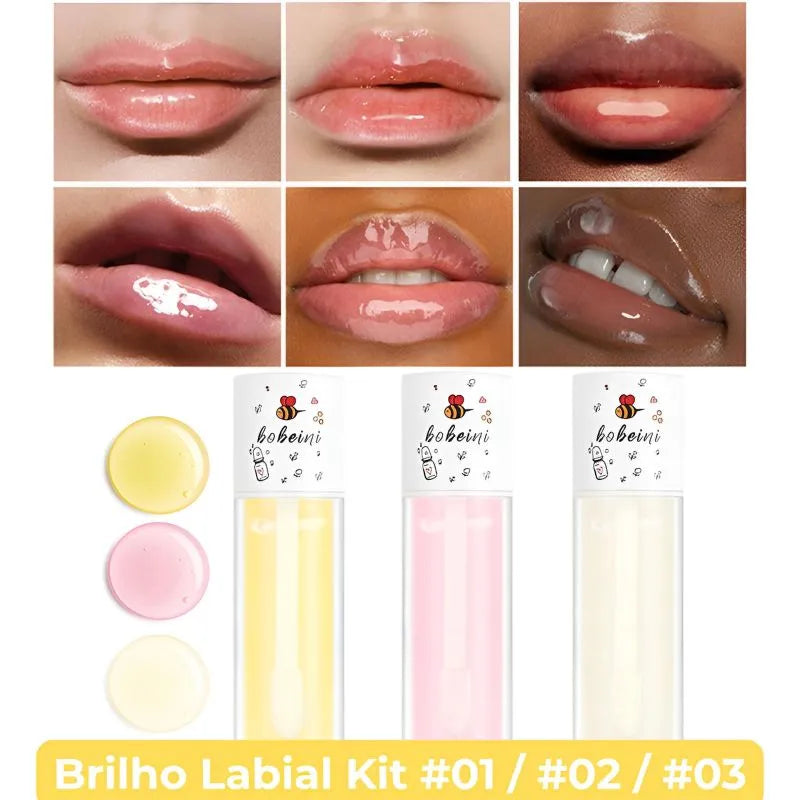 Brilho Labial Hidratante – Glow Natural e Lábios Macios