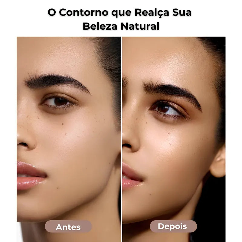 Contorno Facial Stick 2 em 1 – Bronzer e Iluminador