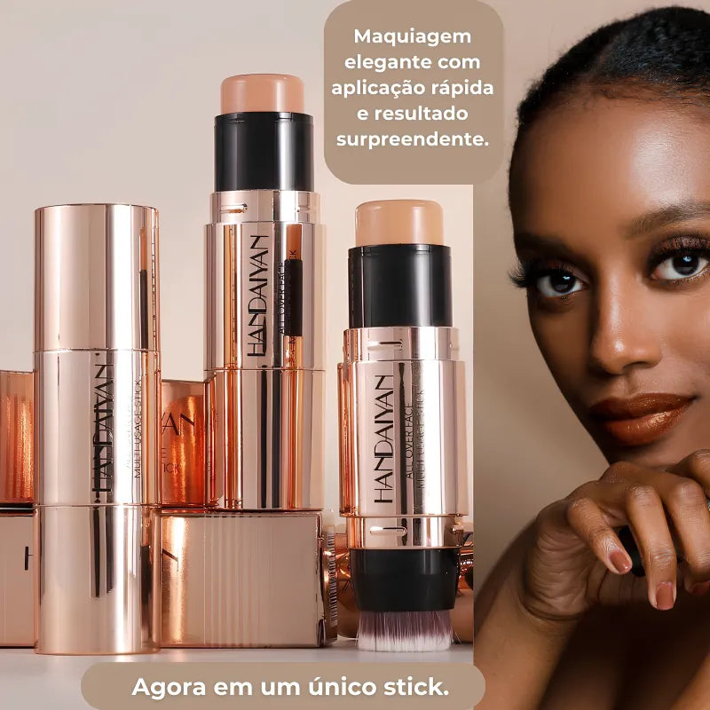 Contorno Facial Stick 2 em 1 – Bronzer e Iluminador