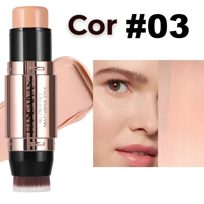 Contorno Facial Stick 2 em 1 – Bronzer e Iluminador