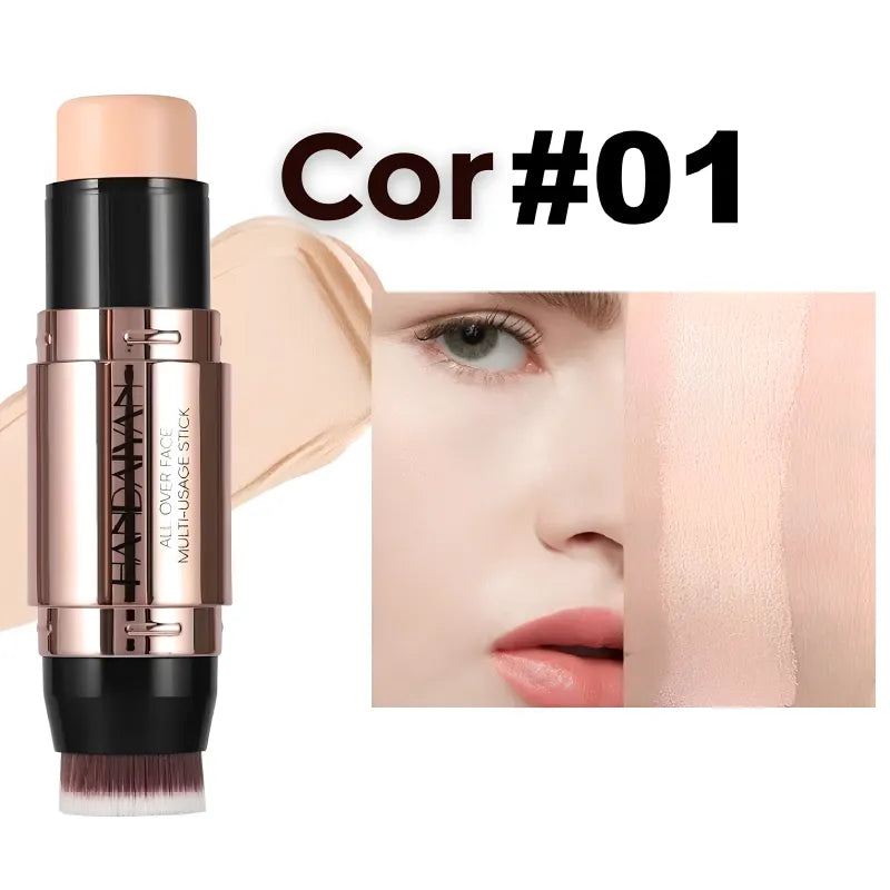Contorno Facial Stick 2 em 1 – Bronzer e Iluminador