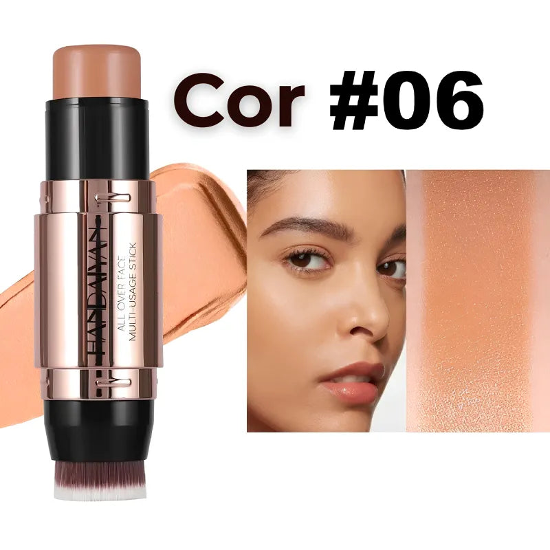 Contorno Facial Stick 2 em 1 – Bronzer e Iluminador