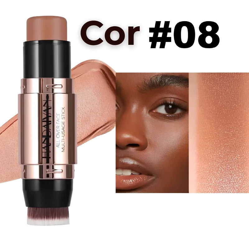Contorno Facial Stick 2 em 1 – Bronzer e Iluminador