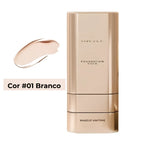 Corretivo Base Stick Coreano 2 em 1 – Cobertura Perfeita 100% Natural Efeito Matte