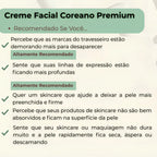 Creme Facial Coreano - Rejuvenescedor e Firmador