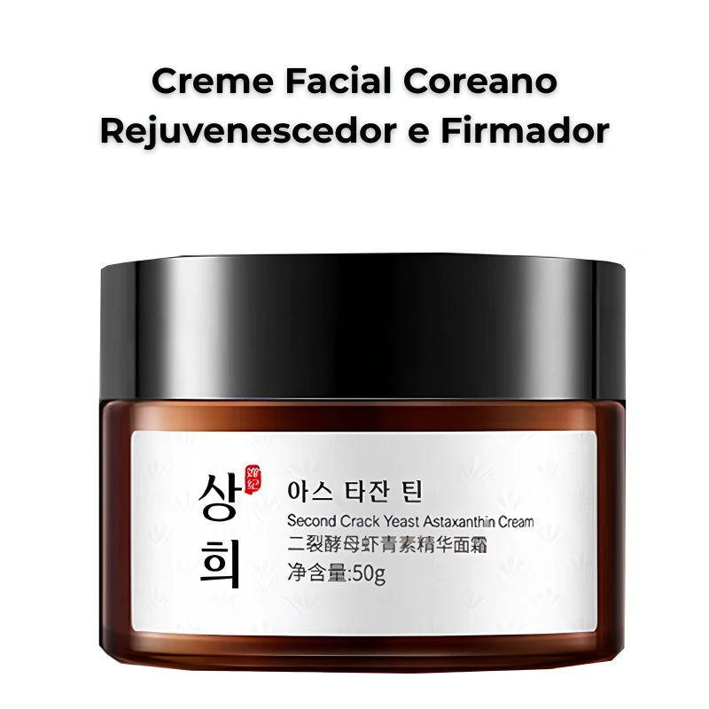 Creme Facial Coreano - Rejuvenescedor e Firmador