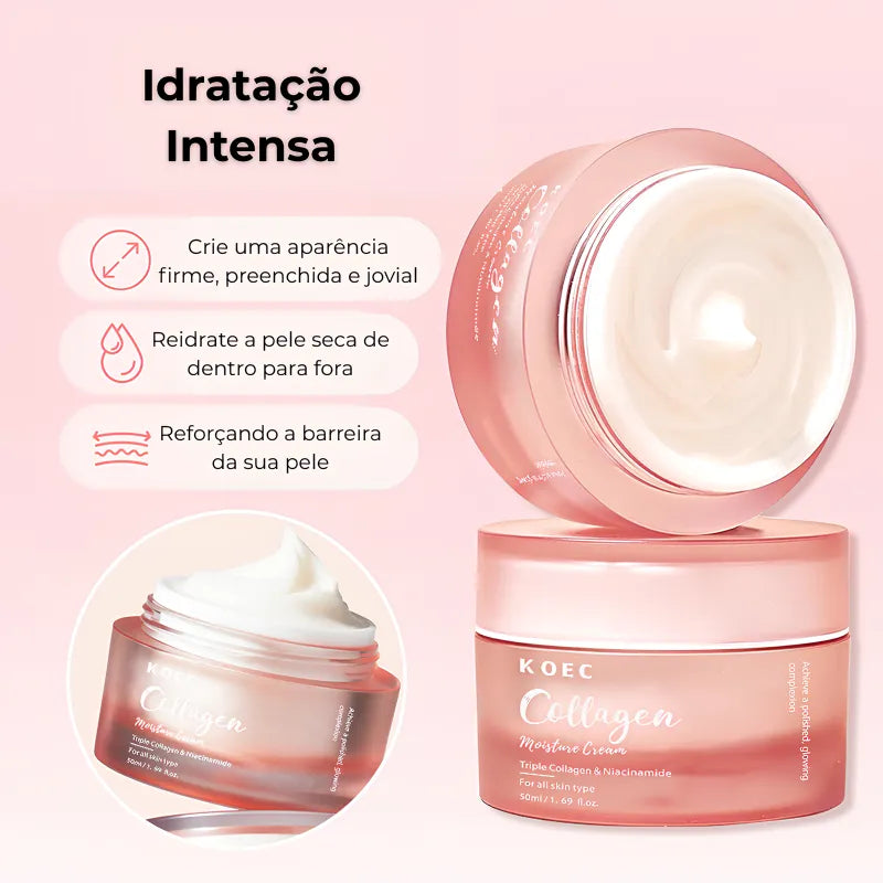 Creme Facial Coreano de Colágeno e Niacinamida