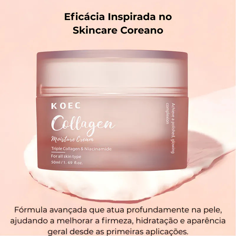 Creme Facial Coreano de Colágeno e Niacinamida