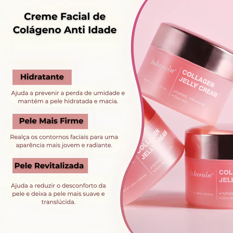 Creme Facial de Colágeno Anti Idade