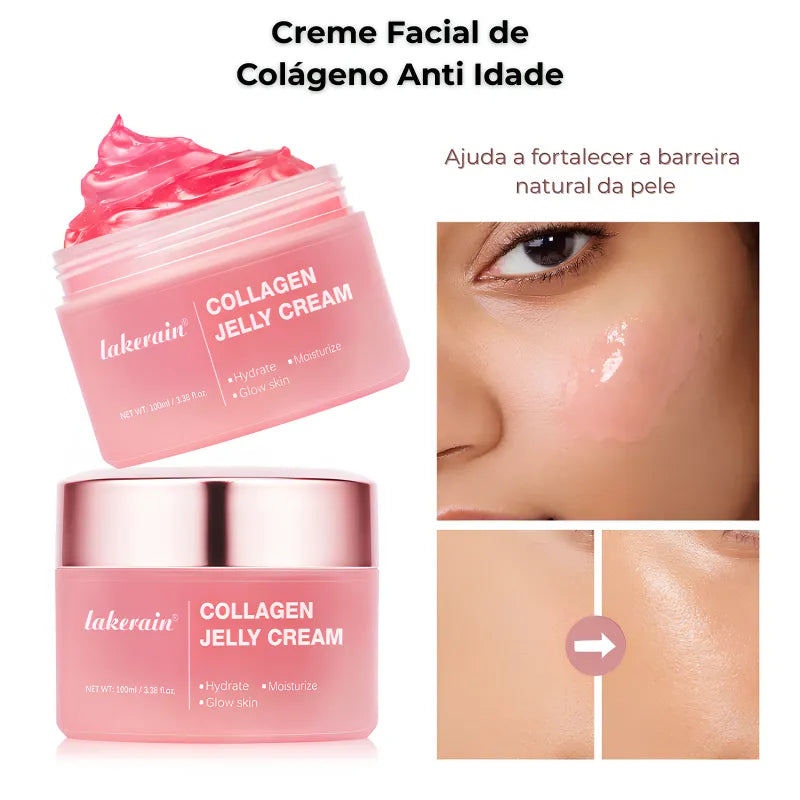 Creme Facial de Colágeno Anti Idade