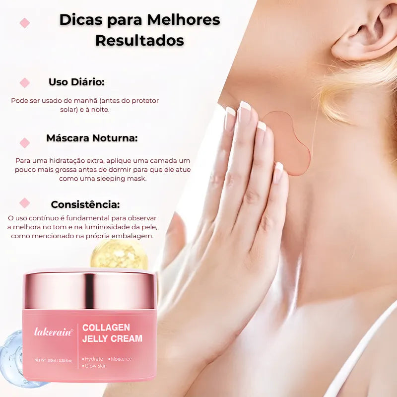 Creme Facial de Colágeno Anti Idade