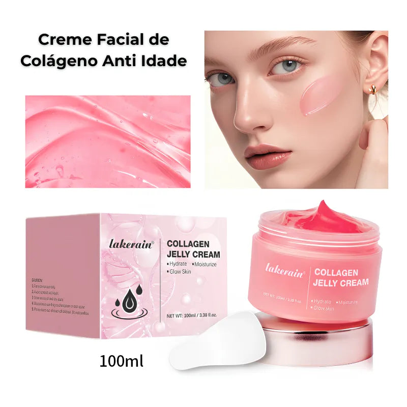 Creme Facial de Colágeno Anti Idade