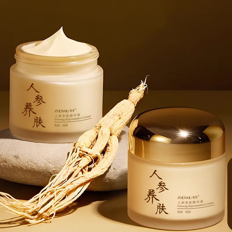 Creme Facial de Ginseng Asiático Anti Rugas e Firmeza