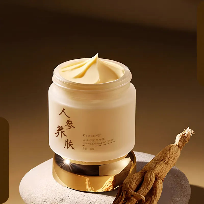 Creme Facial de Ginseng Asiático Anti Rugas e Firmeza