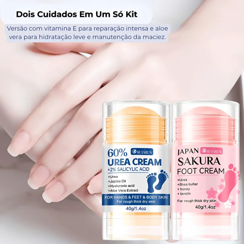 Creme para Pés com Ureia 60% – Reparação e Hidratação
