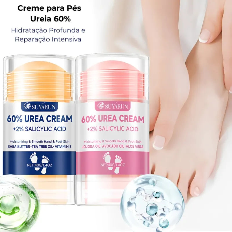 Creme para Pés com Ureia 60% – Reparação e Hidratação