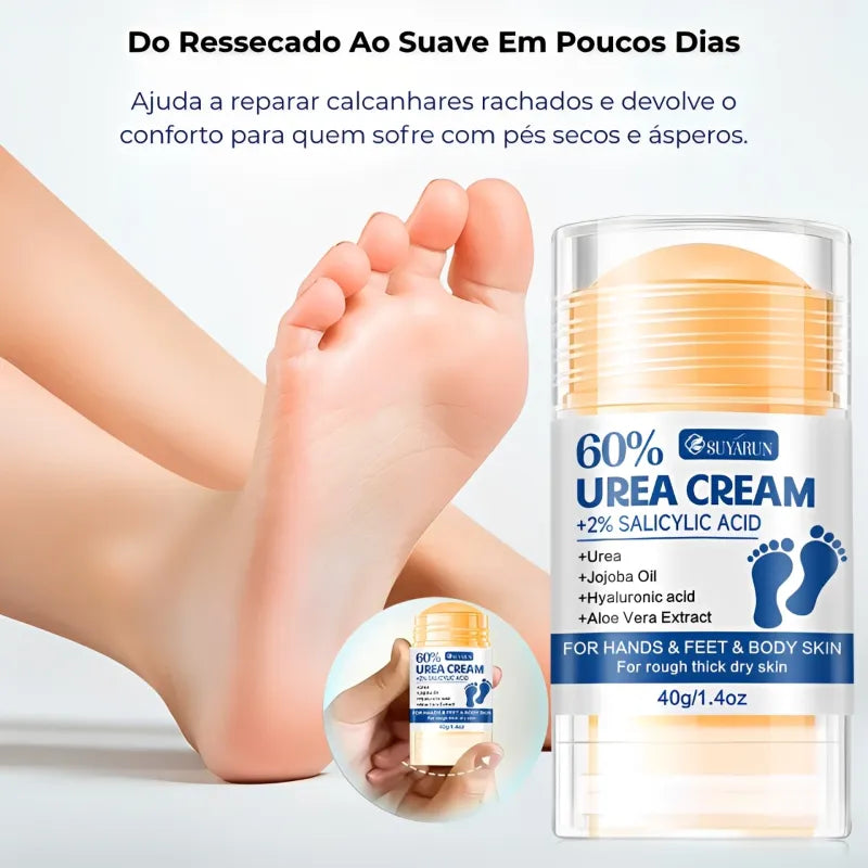 Creme para Pés com Ureia 60% – Reparação e Hidratação