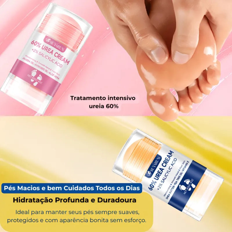Creme para Pés com Ureia 60% – Reparação e Hidratação