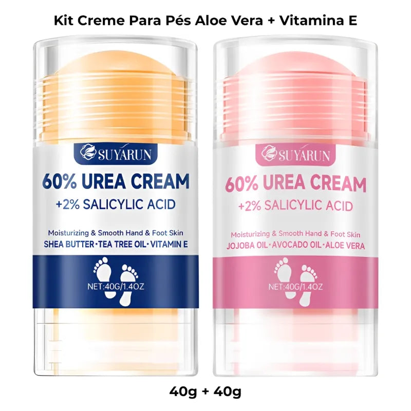 Creme para Pés com Ureia 60% – Reparação e Hidratação