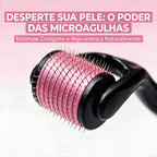Dermaroller Facial Titanium – Rolo Estimulador de Colágeno e Firmeza
