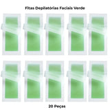 Fita Depilatória Verde 20 Peças