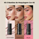Kit 3 Bastões de Maquiagem Cor #2