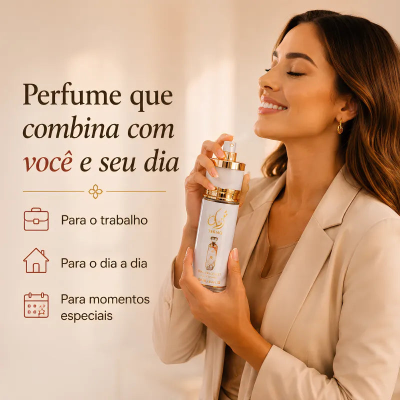Kit Perfume Árabe - Body Splash Teriaq