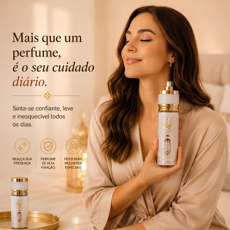 Kit Perfume Árabe - Body Splash Teriaq