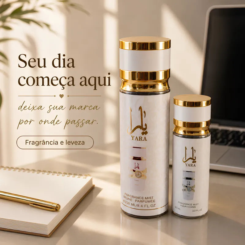 Kit Perfume Árabe - Body Splash Yara