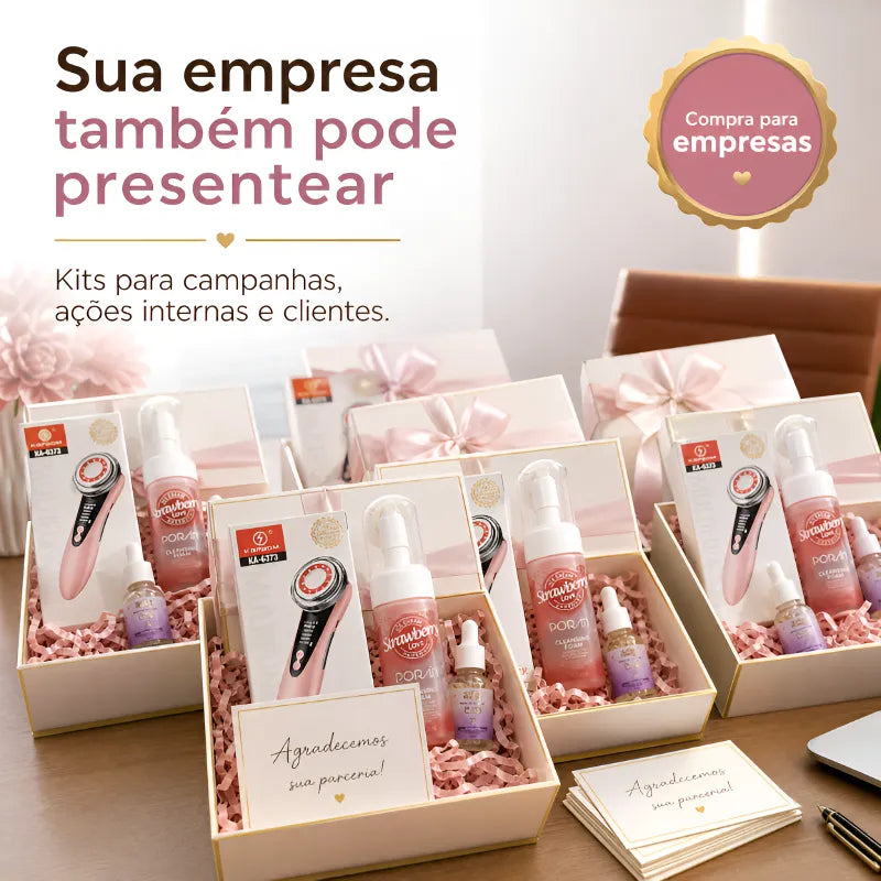 Kit Jole Spa Massageador Facial – Pele Mais Firme, Lisa e Radiante