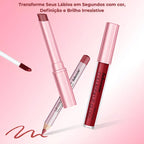 Kit Lábios 3 em 1 Matte + Gloss + Lápis Longa Duração