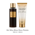 Kit Miss Rôse Doce Paixão - Creme Corporal e Body Splash